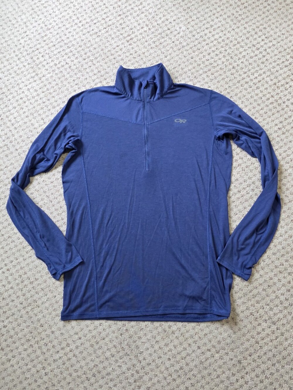Outdoor Research Blue Half-Zip Performance Top